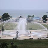 Whirlpool Compass Fountain
