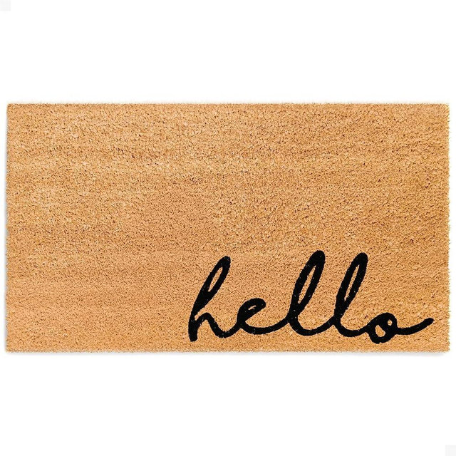 THEODORE MAGNUS Door Mat - Welcome Mat for Front Door with Non-Slip Backing - Durable Coir Doormat - Perfect for Outside Entrance and Entryway Matt - Outdoor/Indoor - Meet and Greet - 17" x 30"