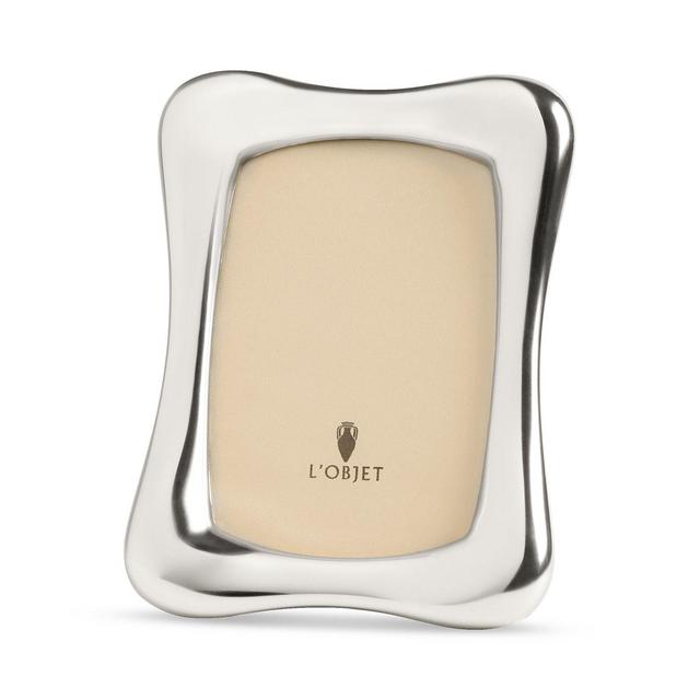 L'Objet Anton Picture Frame, Platinum Tone, 4" x 6"