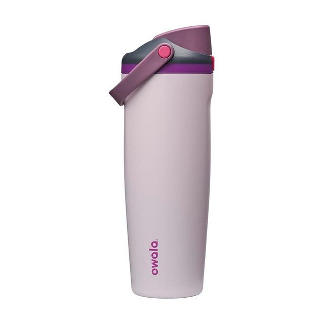 Owala FreeSip Sway Insulated Stainless Steel Water Bottle with Two-Way Spout, Built-In Straw and Bucket Handle, Made for Travel, School, and Sports, 30oz, BPA Free, Leak Proof, Dreamy Field