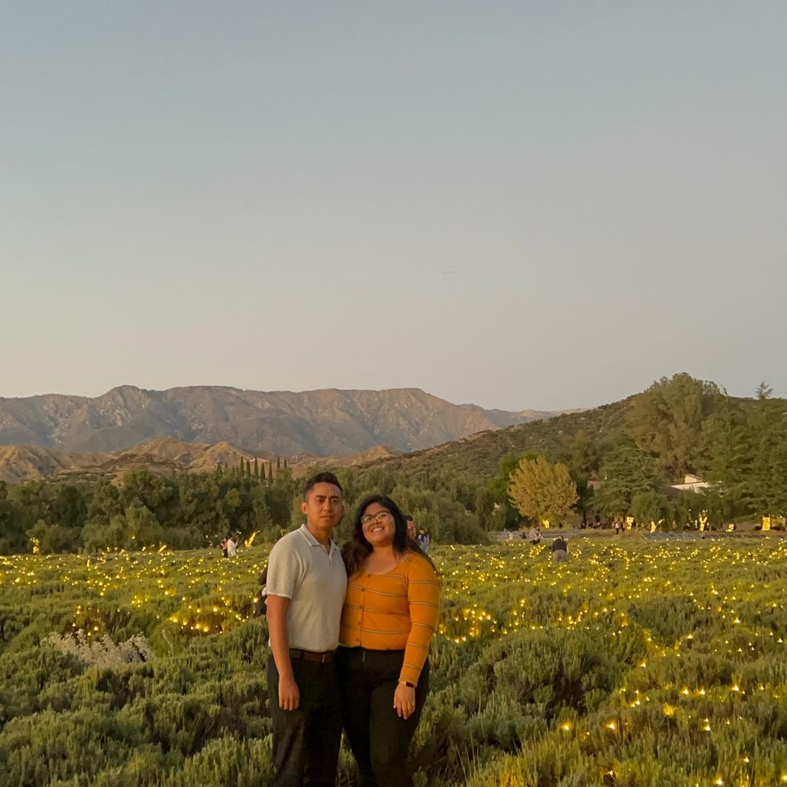 One of the many dates Bryan took Irma on, Lavender Fields 🪻