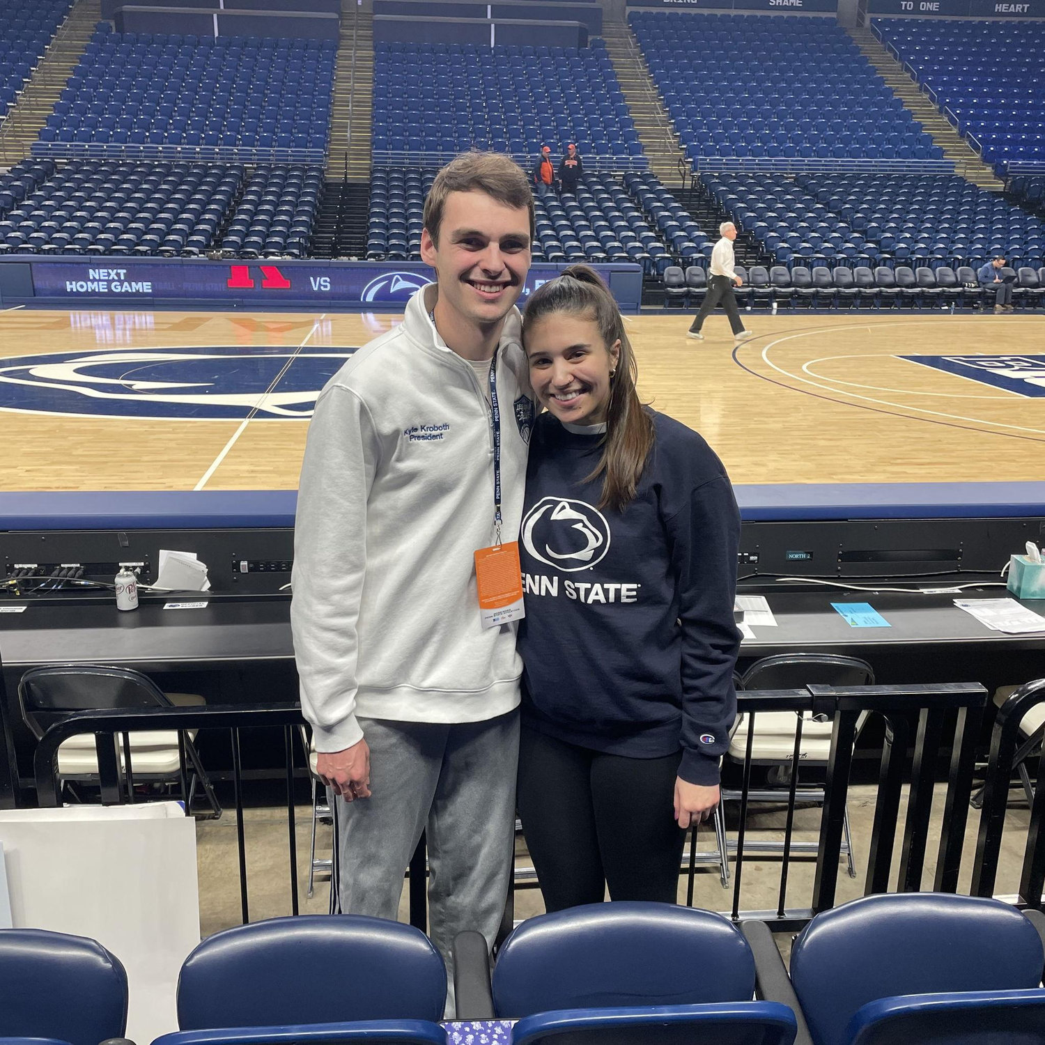 Kyle's last game as the President of Legion of Blue (basketball student section)