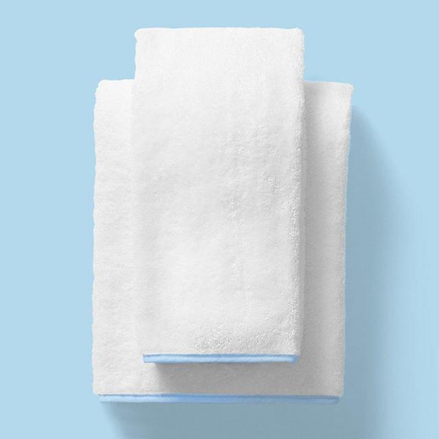 Weezie Green Piped Edge Towel Starter Pack (4 Bath + 2 Hand)