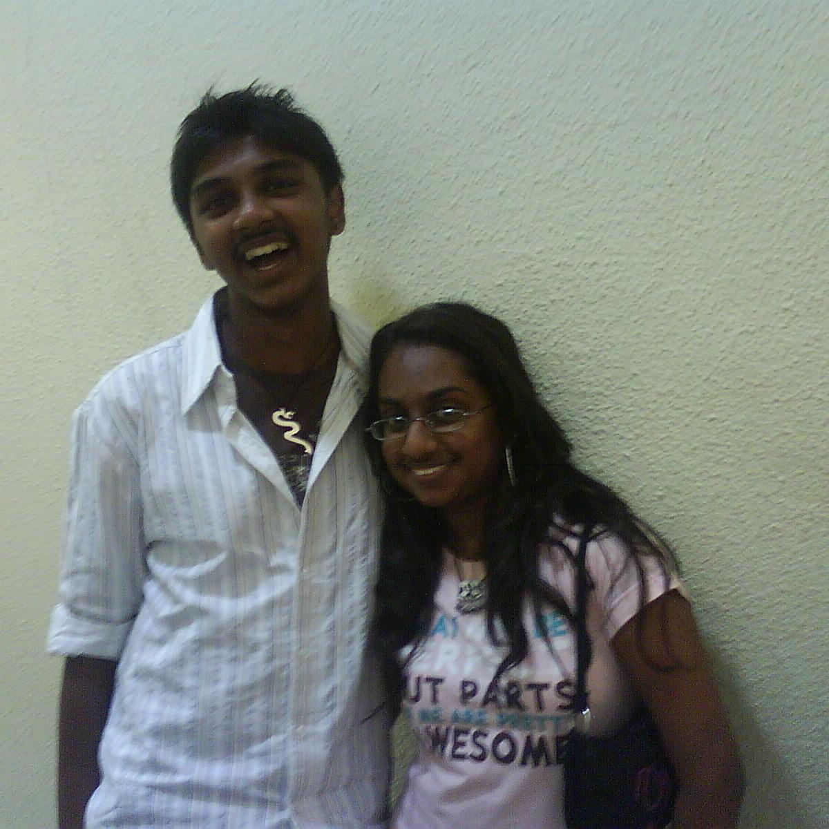 Our first ever photo together, 2007