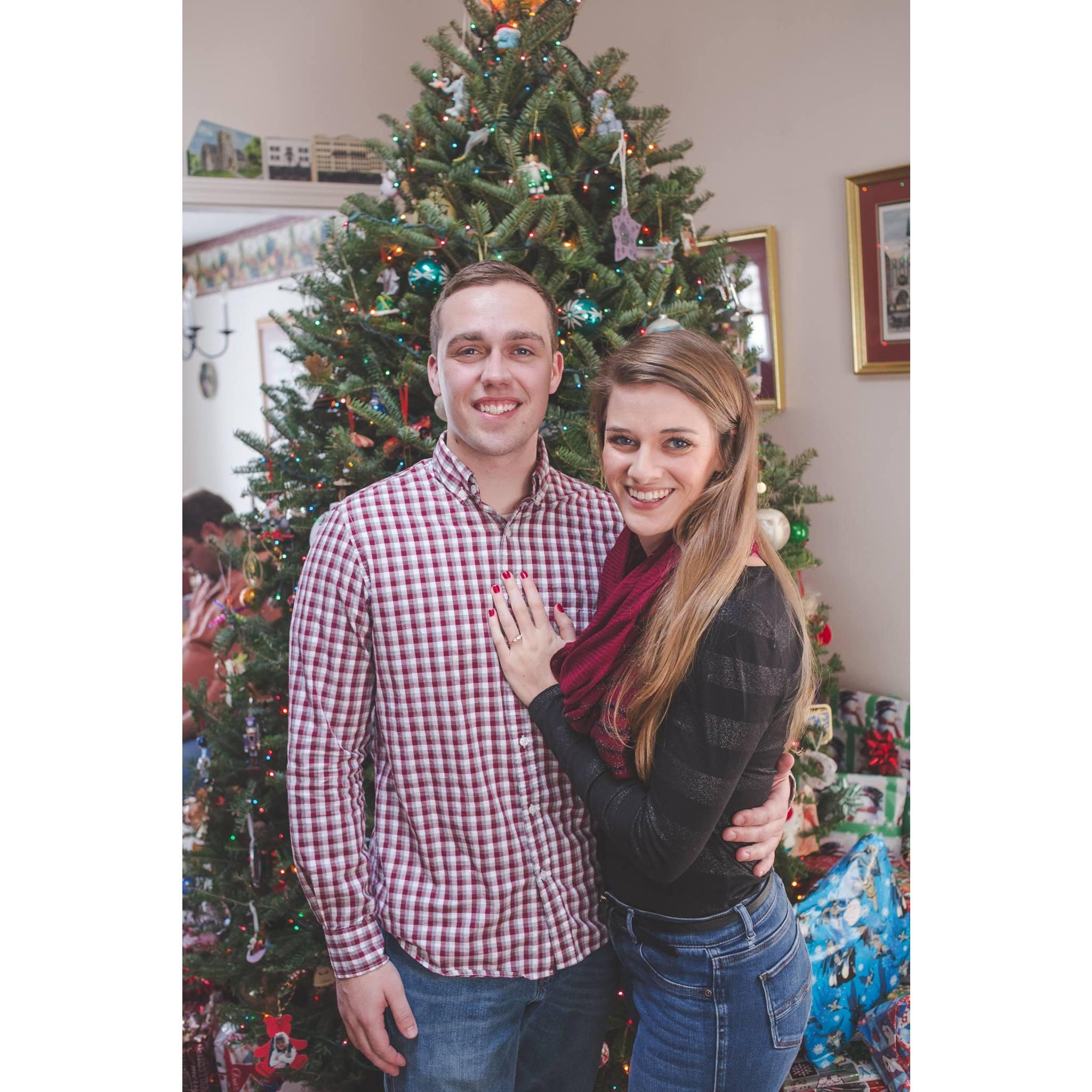 Our First Christmas Spent Together Engaged!