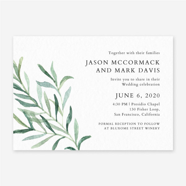 Zola Wedding Invitations - Eastwick Vine