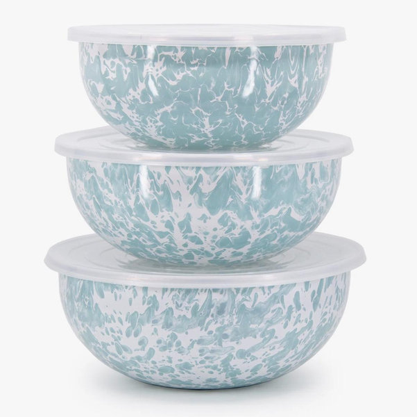 Sea Glass Swirl Mixing Bowls