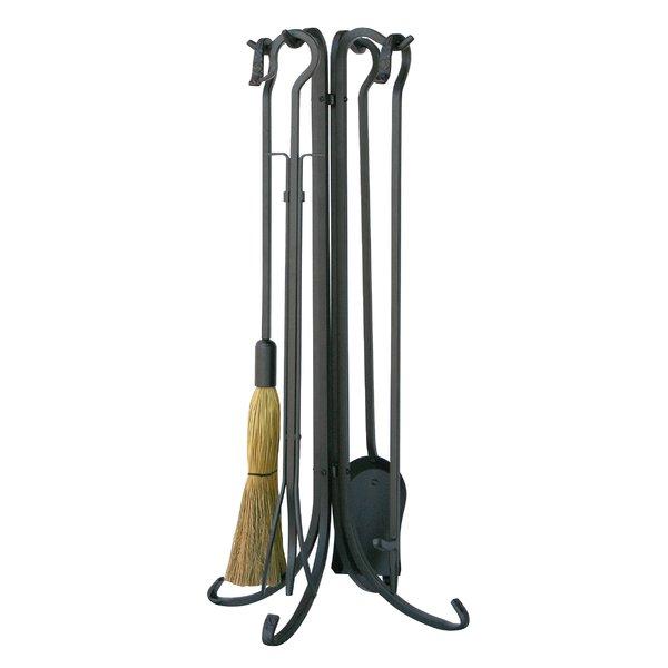 5 Piece Olde World Iron Fireplace Tool Set