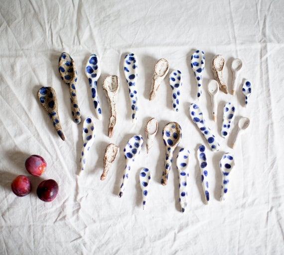 dotted spoon