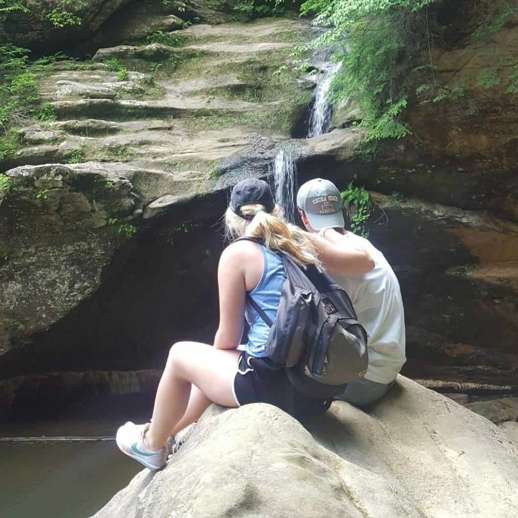 When Liz told him to take a hike, Matt took it literally. These two made up long enough to take a few pictures on a double date in Hocking Hills, though.