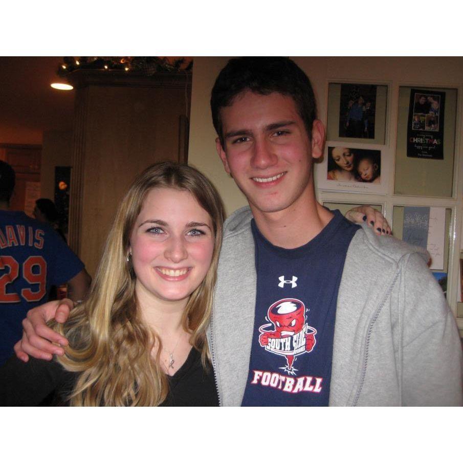 Our first photo together (outside of our 5th grade class pic) senior year of high school party at Casa Carman