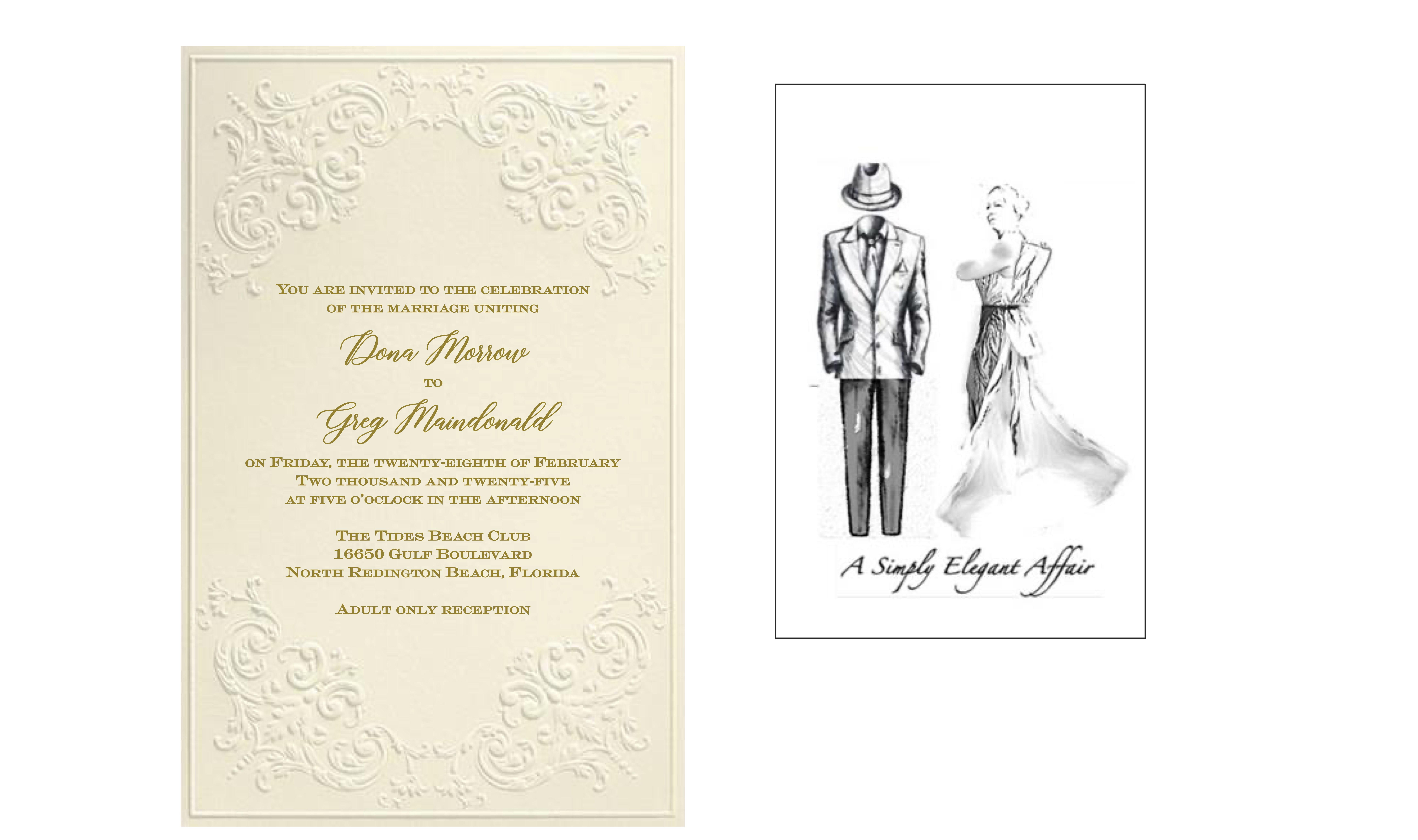 The Wedding Website of Dona Morrow and Greg Maindonald