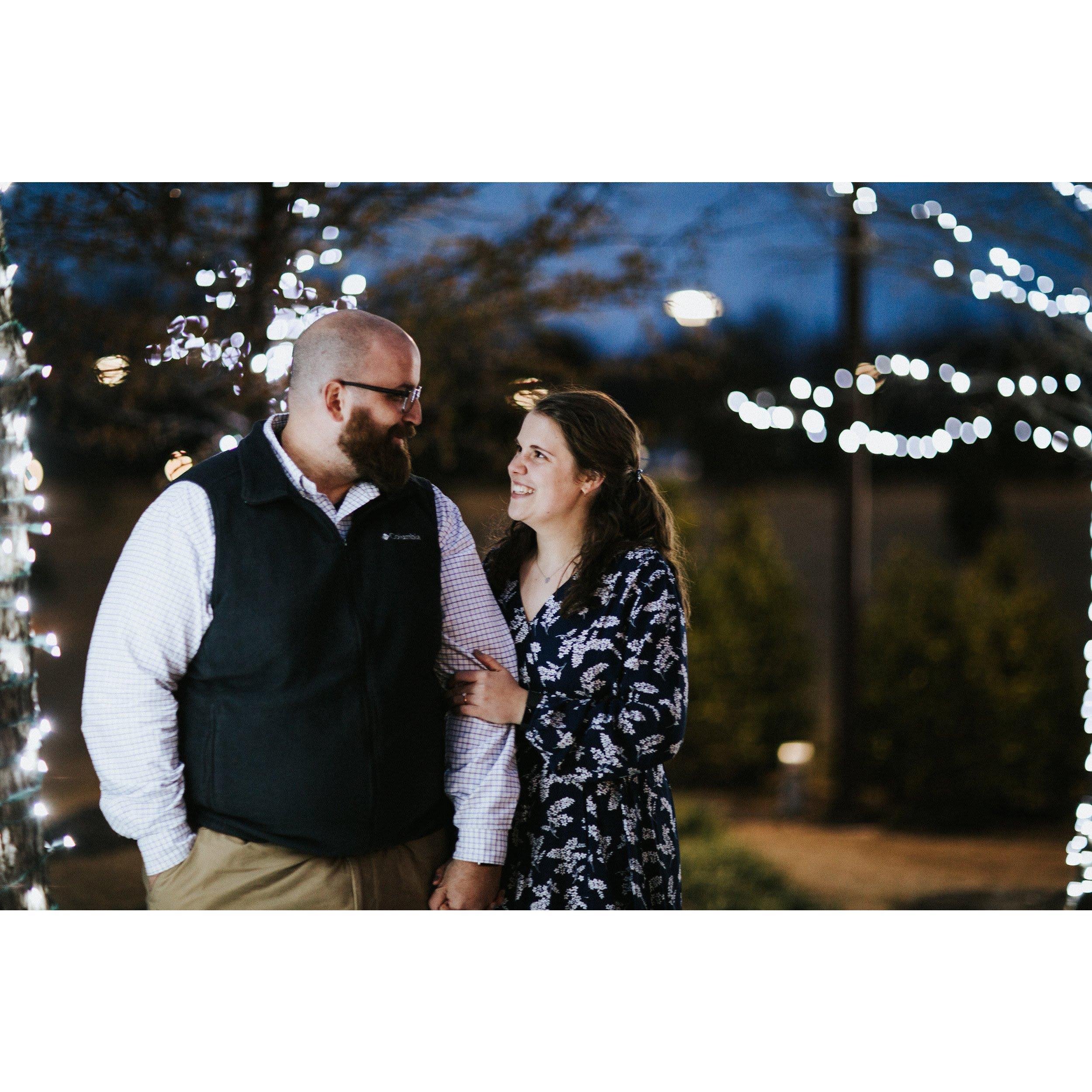 After our engagement (photo credit: Emily Frazier)