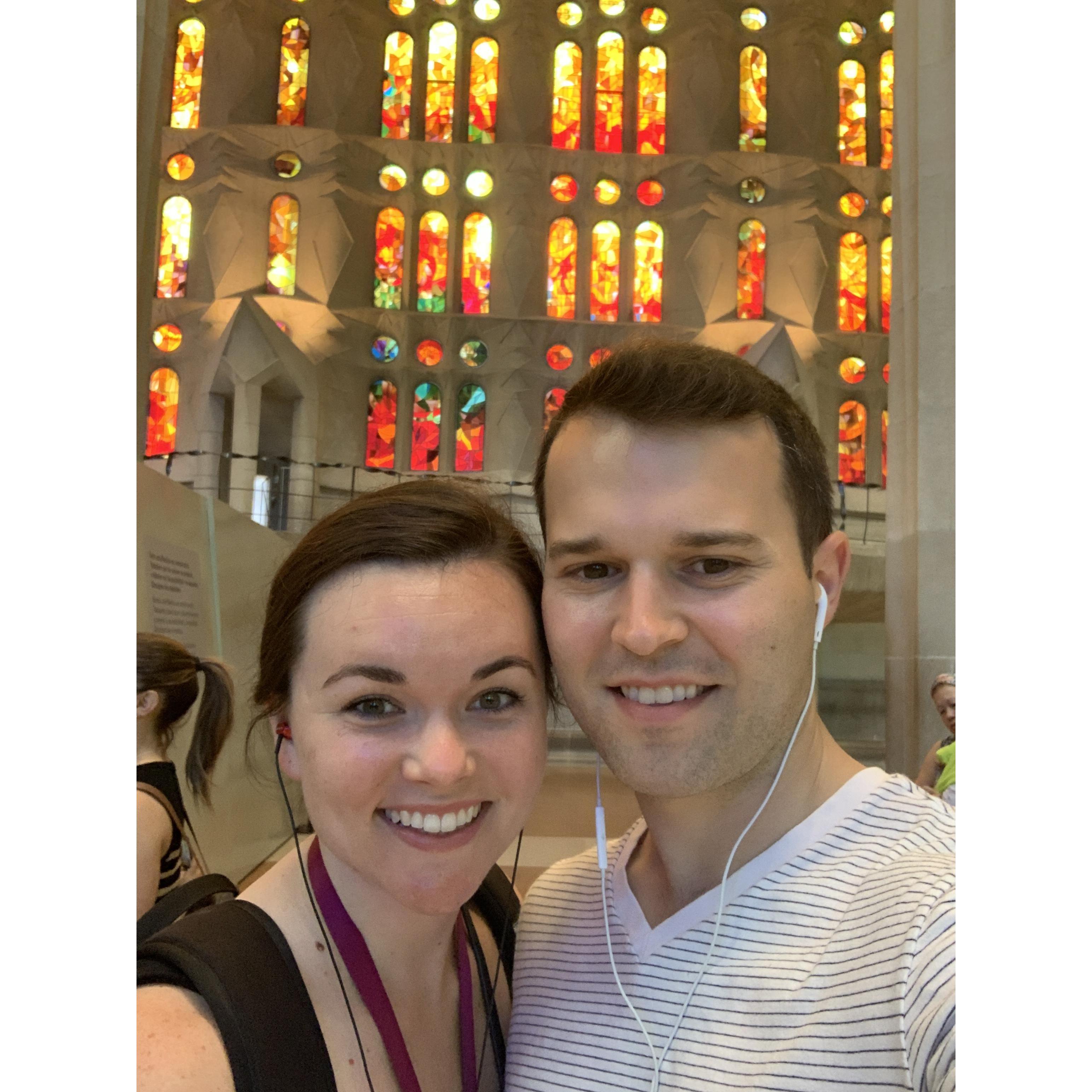La Sagrada Familia in Barcelona, Spain