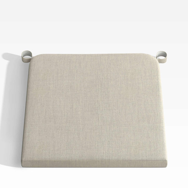 Alfresco Silver Sunbrella ® Outdoor Dining Chair Cushion