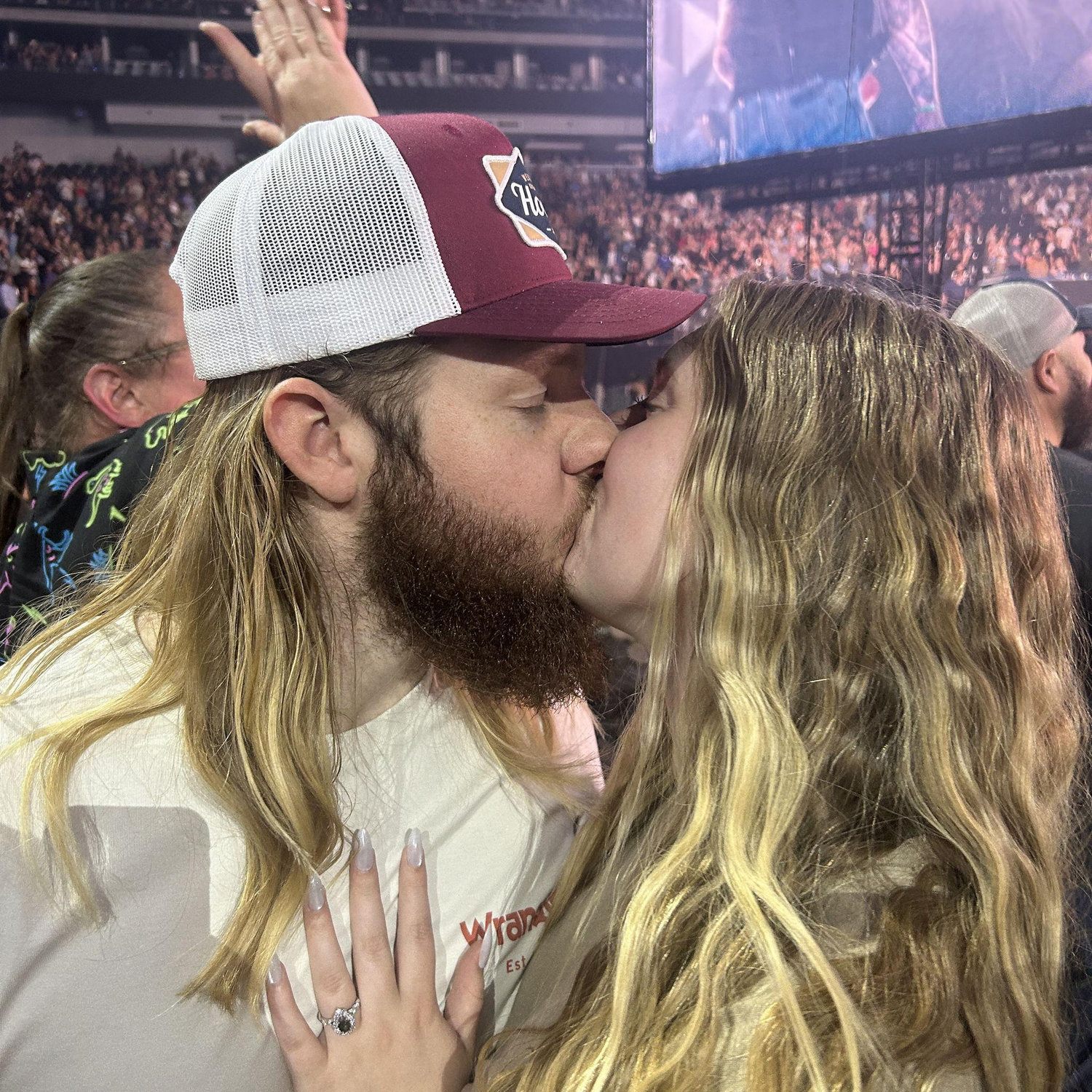 Taken right after he proposed