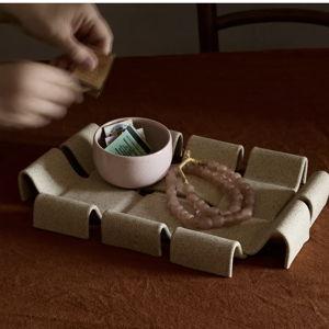 SIN Gala Tray, Stoneware, Sand | Food52