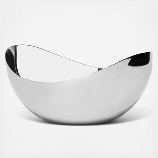 Seascape Stainless Steel Wavy Bowl