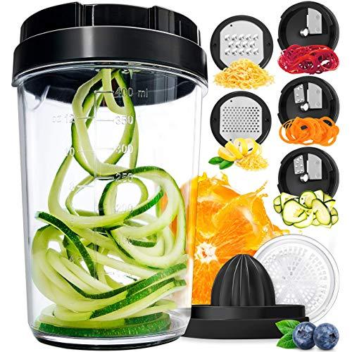 Evoio 4 in 1 Handheld Electric Vegetable Cutter Set -Wireless Food