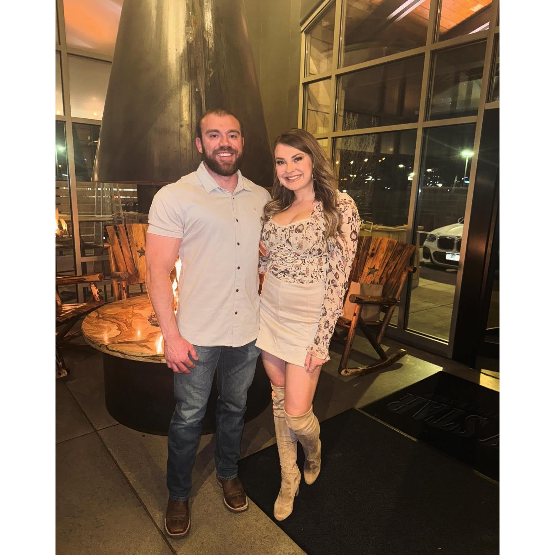 Got to love a good date night at Cowboy Star