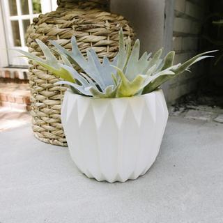 Round Fluted Planter