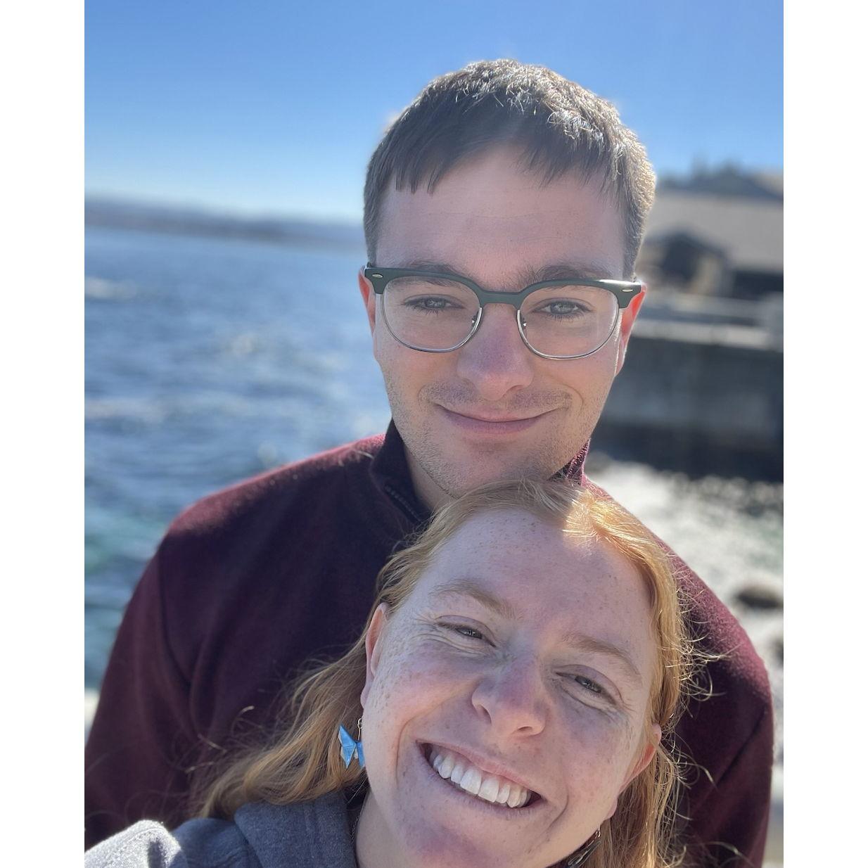 David helping Calli move to Monterey
