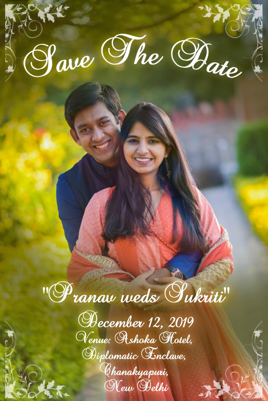 The Wedding Website of Pranav Jain and Sukriti Bansal