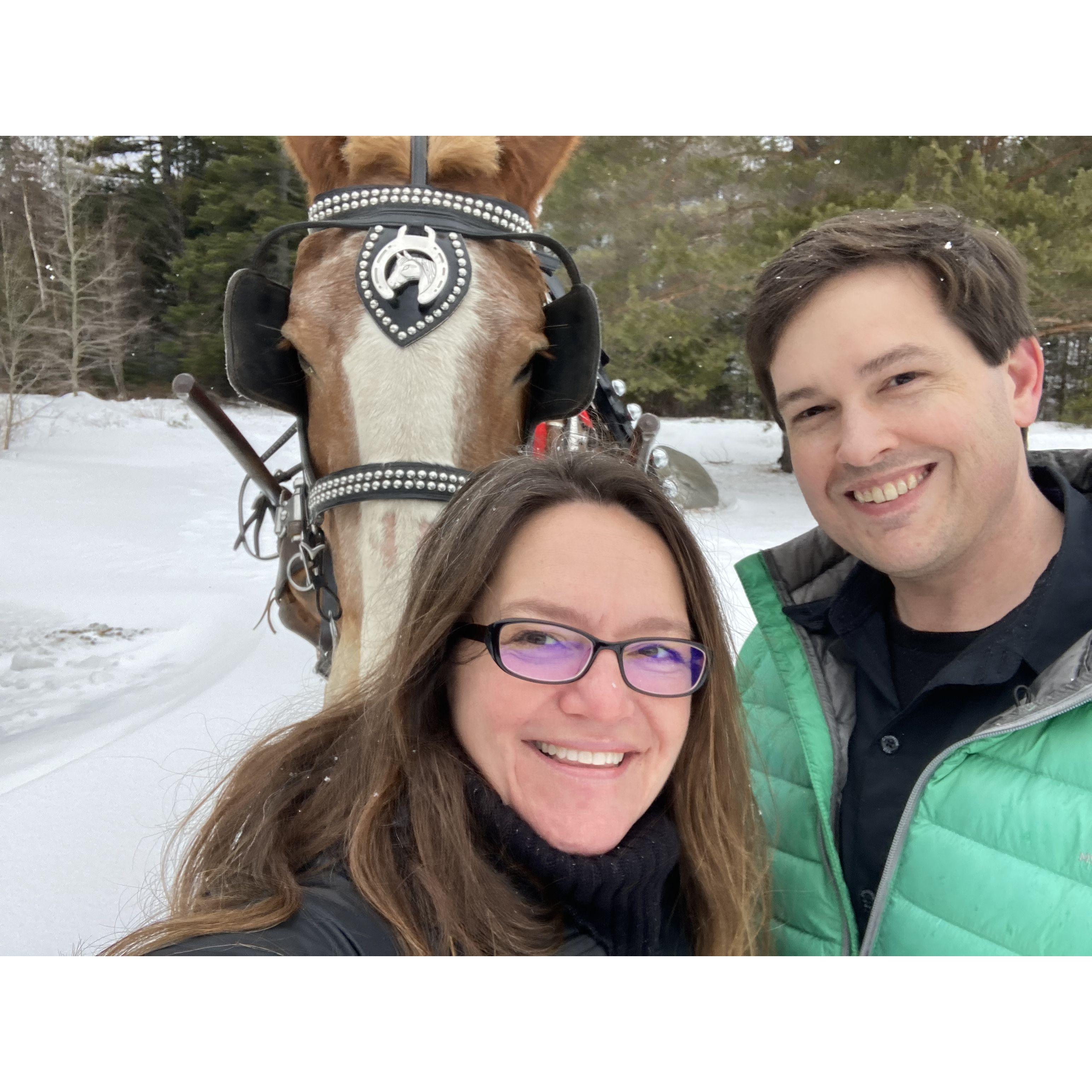 Our first trip to the White Mountains together.