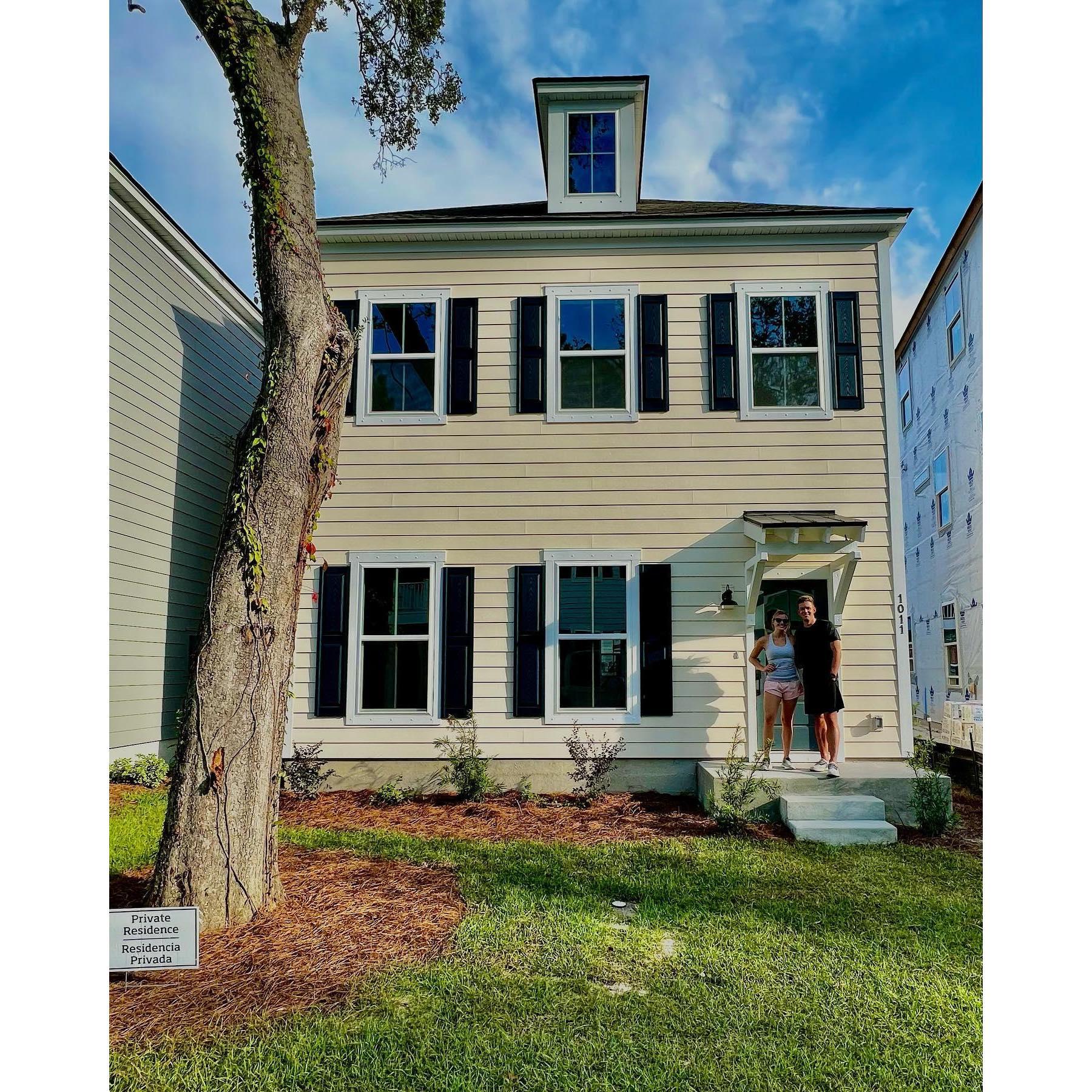 We bought our first home together here in Charleston