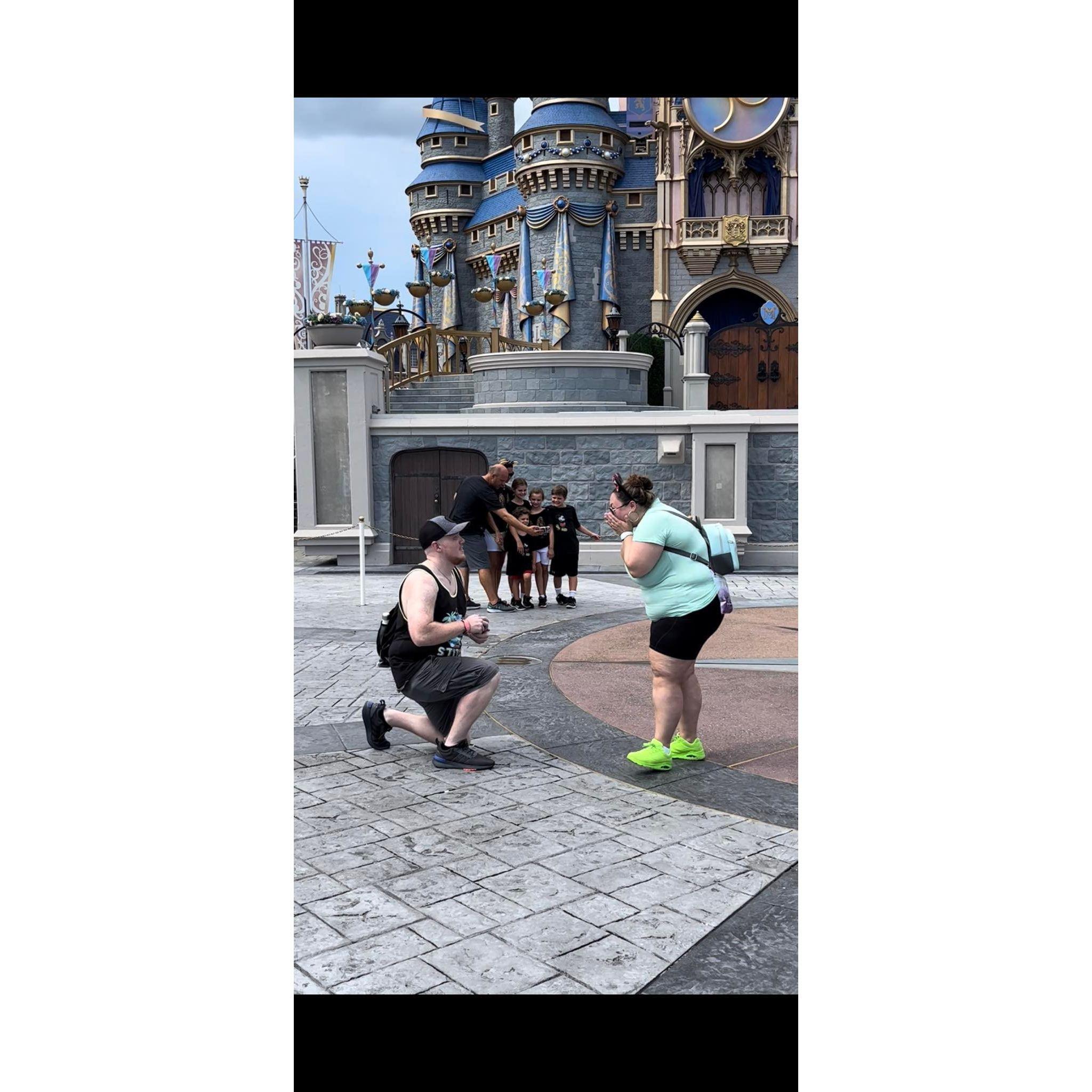 The exact moment he asked me!