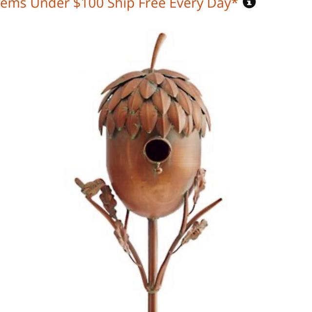 Birdhouse Garden Stakes