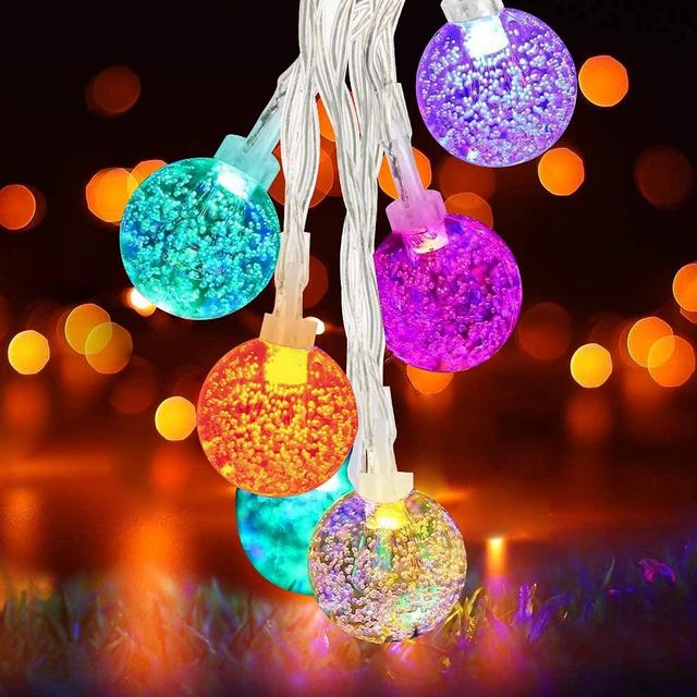 ANJAYLIA Globe String LightsColors