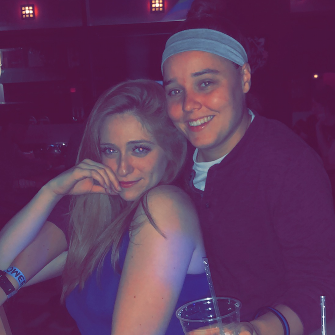 First picture ever taken, and we weren't even dating yet... foreshadowing? I think so!