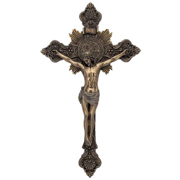 St. Benedict Crucifix Bronzed 7"