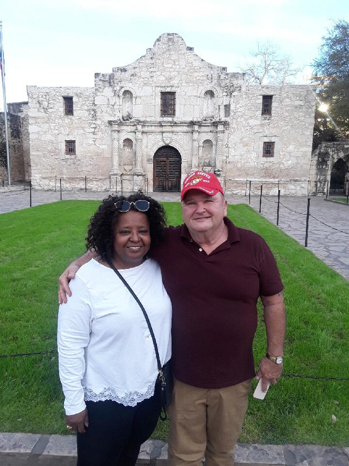 While visiting the Alamo at the beginning of our dating, we saw another couple get engaged.