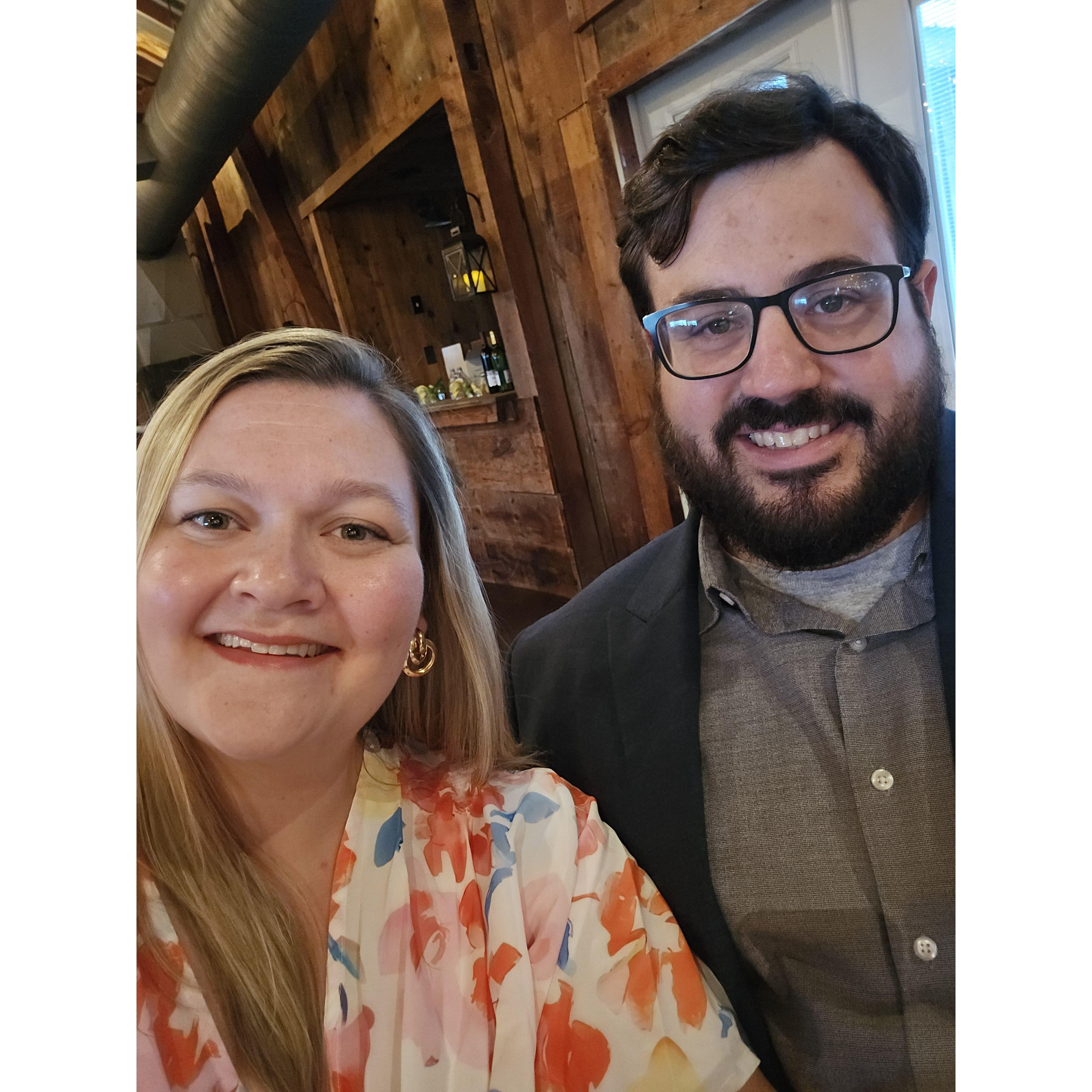 My forever wedding Date! At Wes & Nicole's Wedding in PA
