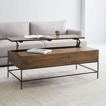 Industrial Storage Pop-Up Coffee Table - Large (Café)