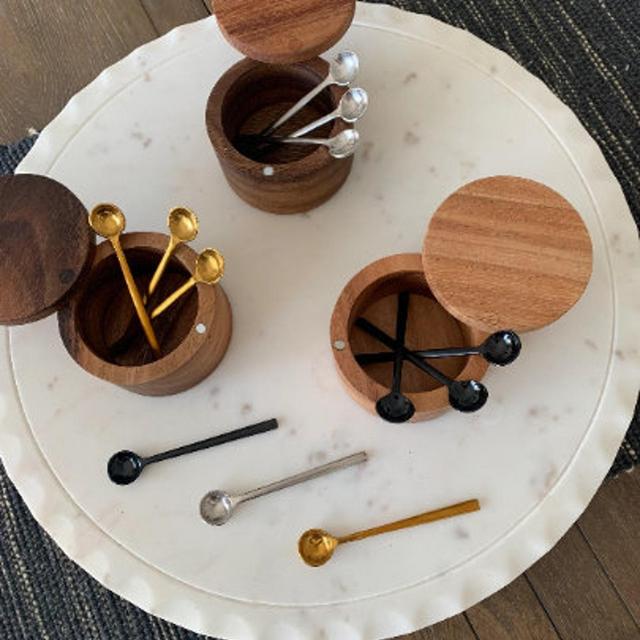 Salt Cellar mini spoons