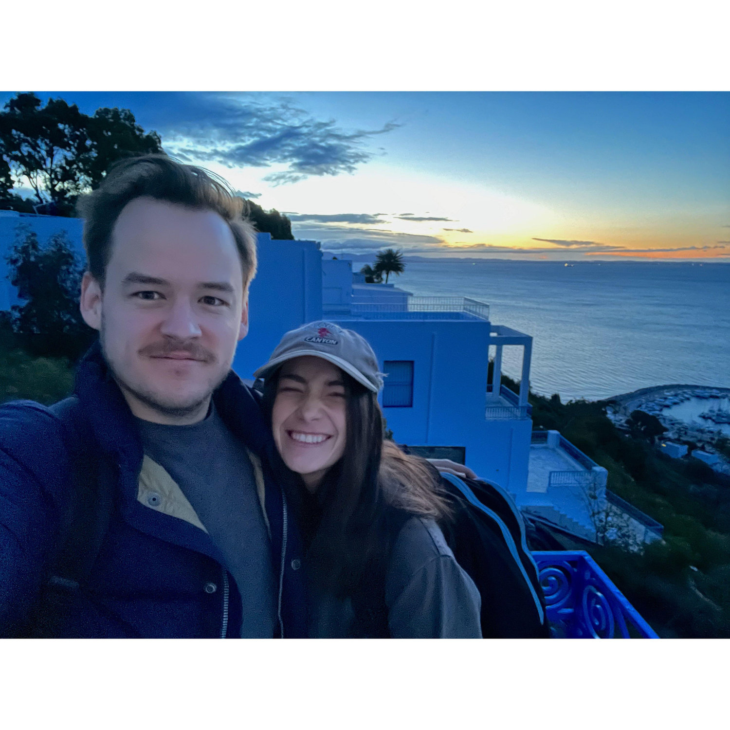 Early morning sunrise, Sidi Bou Said, Tunisia.