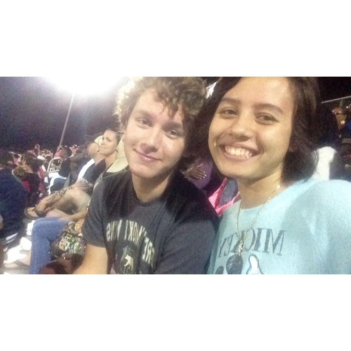 Our first date, October 2, 2015.