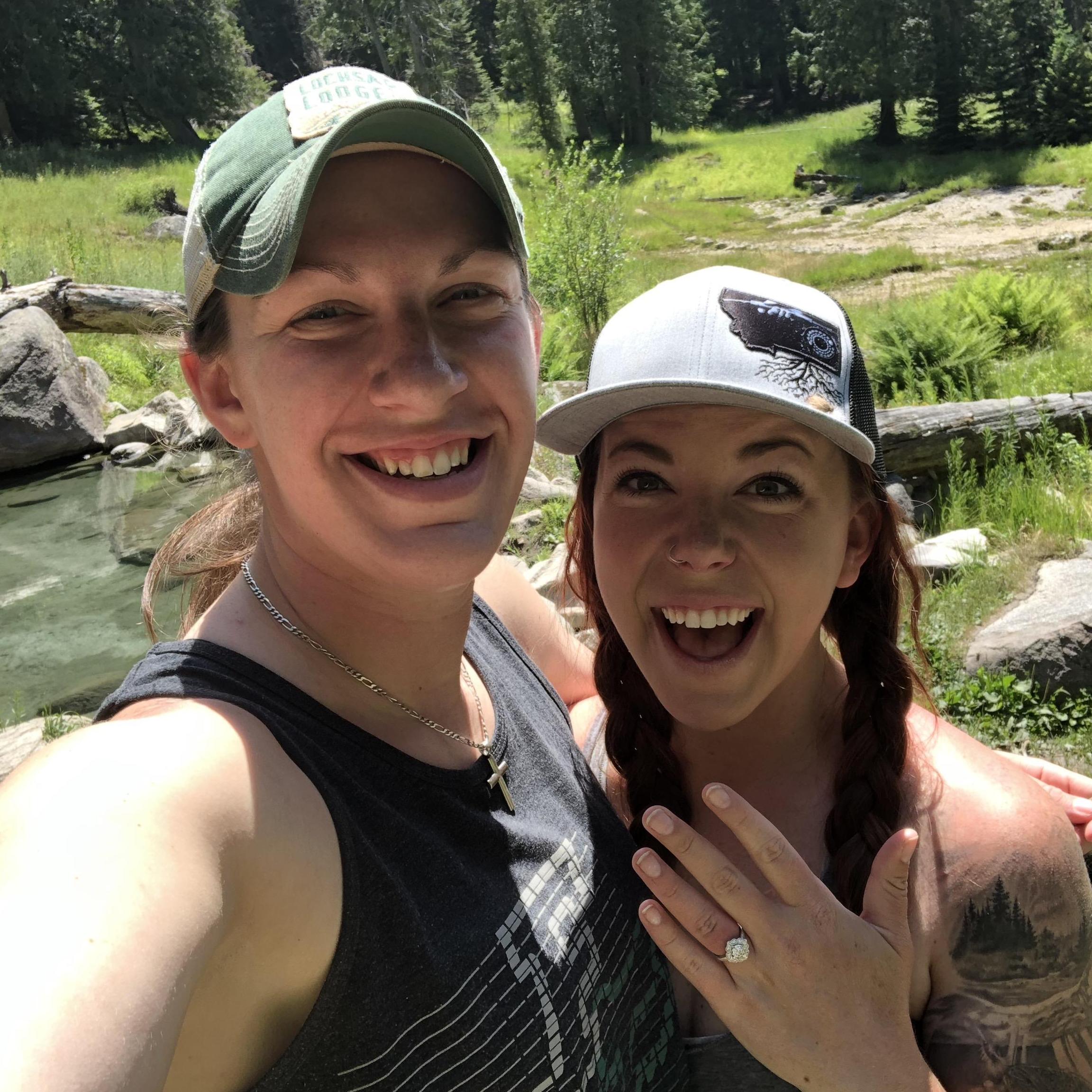 When she asked and I said YES