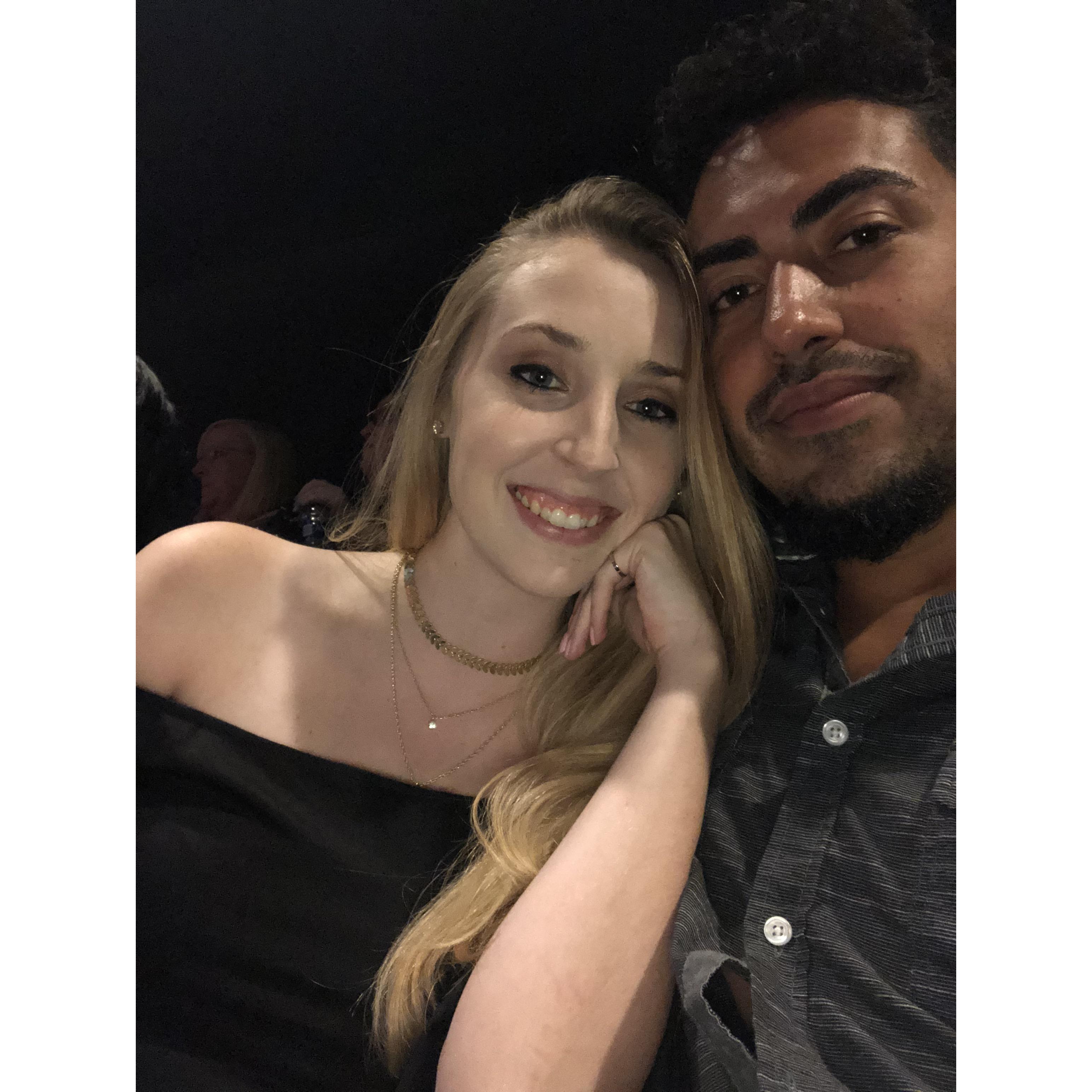 Royce surprised Kelsey with her favorite singer! Bruno Mars. September, 2018