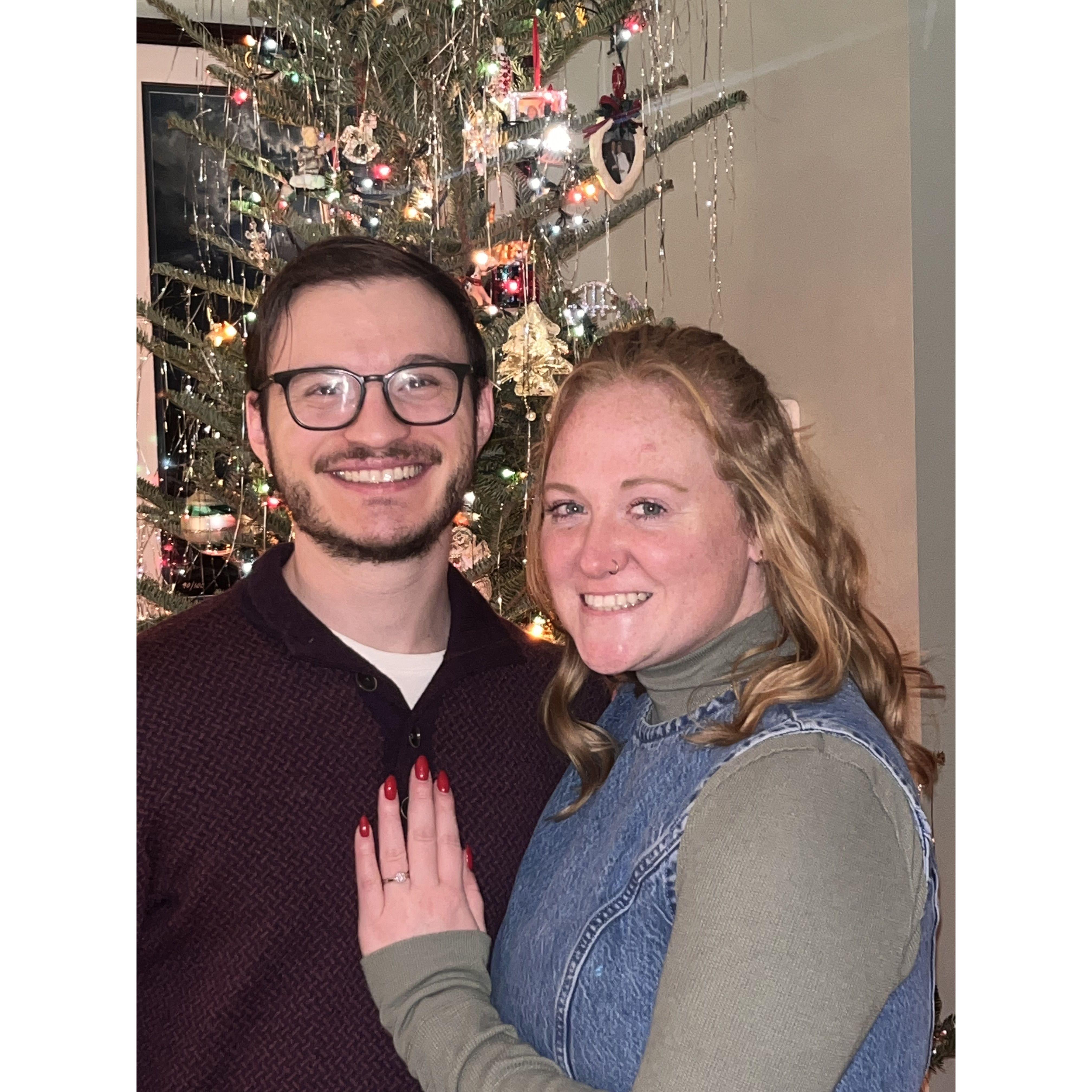 Christmas 2024 following our enagement!