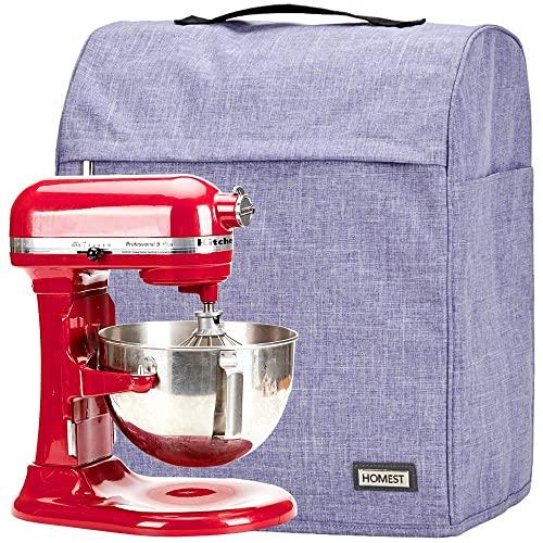 HOMEST Stand Mixer Dust Cover with Pockets Compatible with KitchenAid Bowl Lift 5-8 Quart, Purple (Patent Pending)