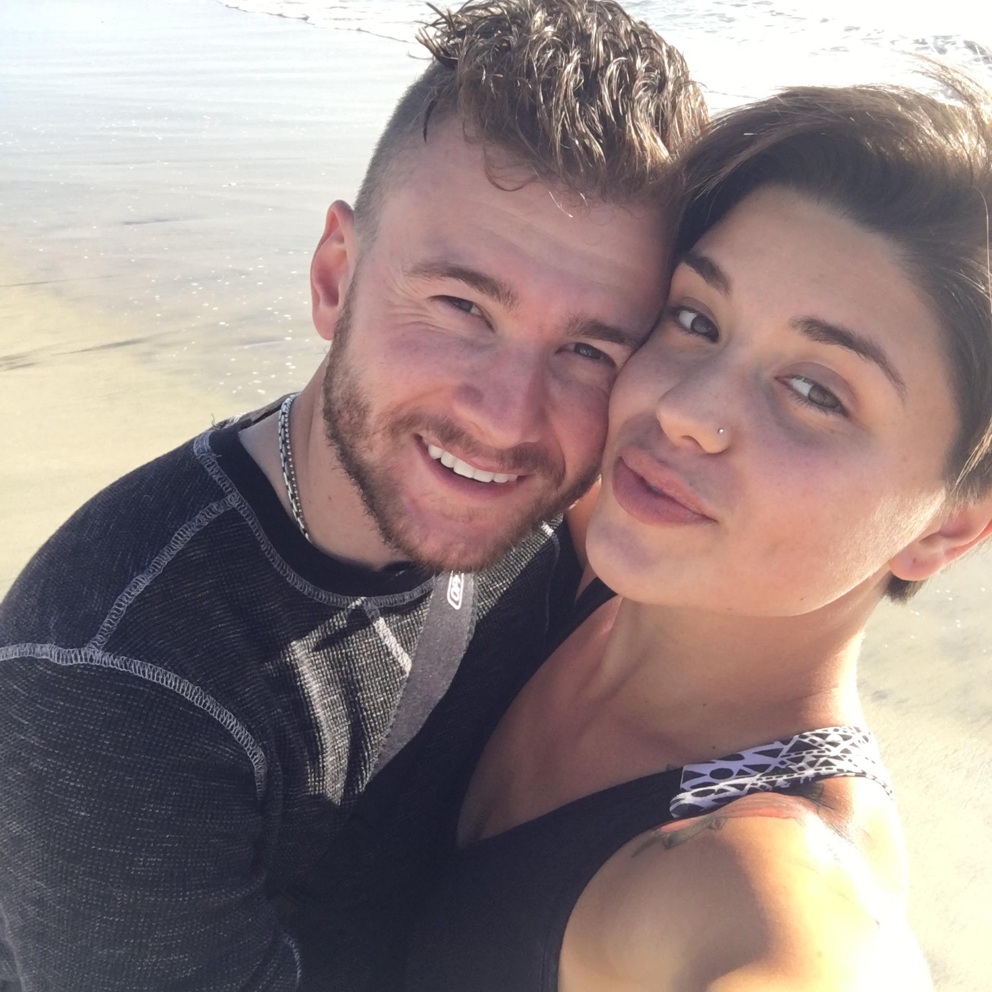 First Time At The Beach With Each Other!