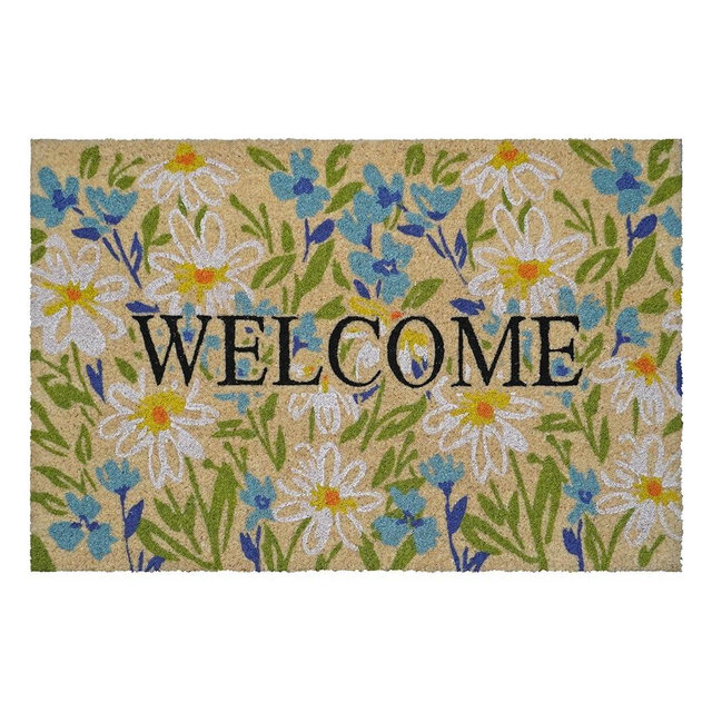 Calloway Mills Field of Daisy Welcome Doormat (18" x 30" x 1.50")