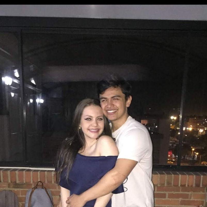 Nuestra primera foto juntos en el 2016