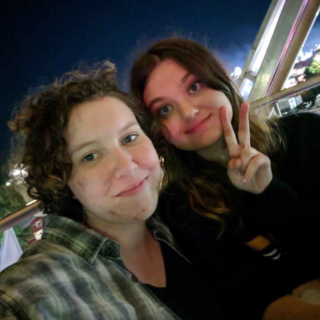On the Ferris wheel at the NC State Fair, October, 2018