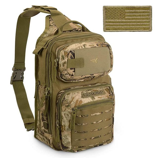 KastKing BlowBak Tactical Fishing Sling Tackle Storage Bag – Lightweight Sling Fishing Backpack - Sling Tool Bag for Fishing Hiking Hunting Camping