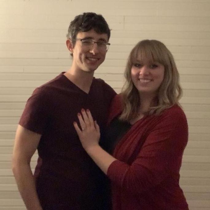 The day after we got engaged!